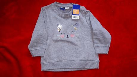 Mikina s kočičkou lupilu 86/92 nová, lupilu,92