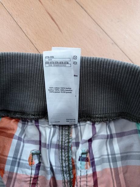 Kraťasy plátěné, riflové 104, f&f,104