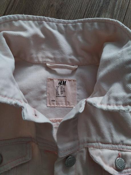 Džínová bunda, h&m,146