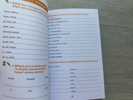 Vyplňovací sešity - 5. třída, matematika, čj, 4 ks,