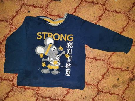 Klučičí halenka myška a sýrové cvičen vel. 80 - 86, ergee,80