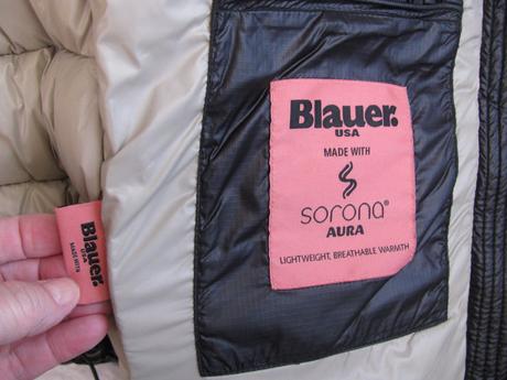 Zimní černá bunda s kapucí blauer.usa, l