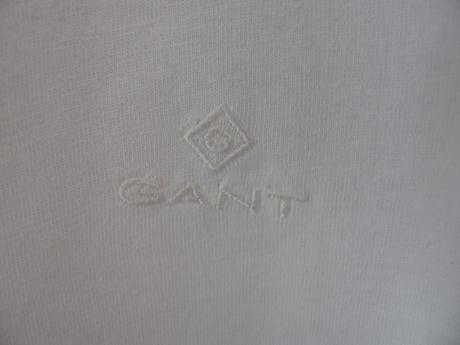 Bílé bavlněné tričko gant, gant,152