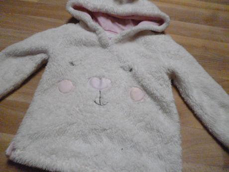 Huňatá mikina s ušima vel. 3-4, 104