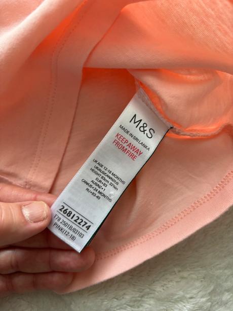 Triko losové barvy - v.12/18 měs. zn. m&s, marks & spencer,86
