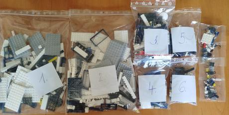 Stavebnice playtive "lego"- policejní stanice,