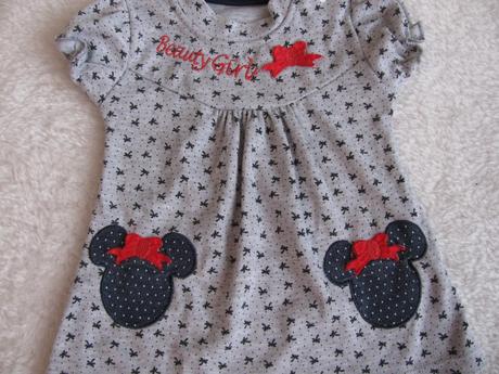 Bavlněné kojenecké šatičky minnie beyaz bebek, 62