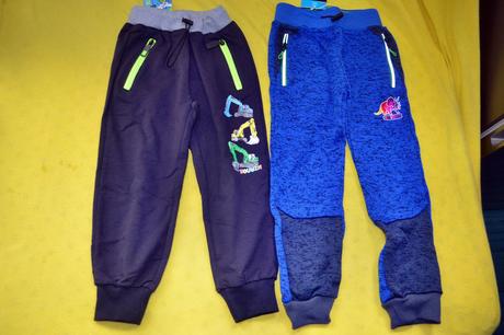 2x tepláky kugo ,bavlna,v.110, bagr, ještěr, kugo,110