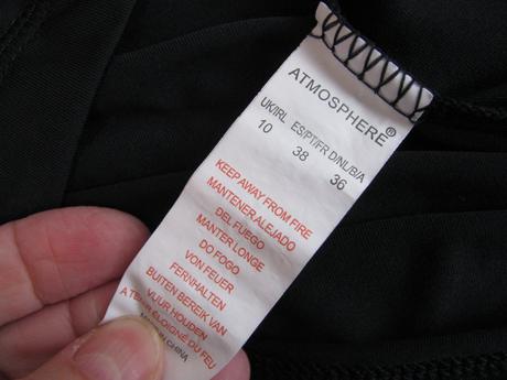 Sportovní černé pružné funkční tričko workout, atmosphere,38