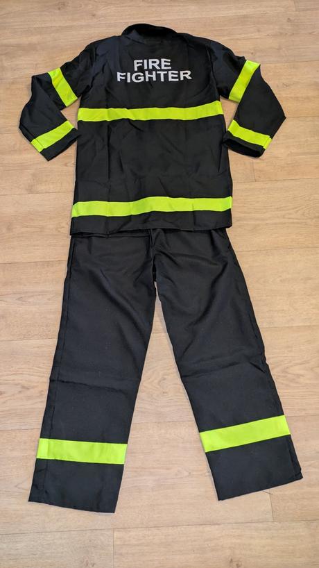 Ka477 pánský karnevalový kostým hasič vel. s, 