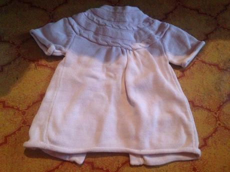 Dívčí svetýrkové bolerko vzor a květy, baby club,86