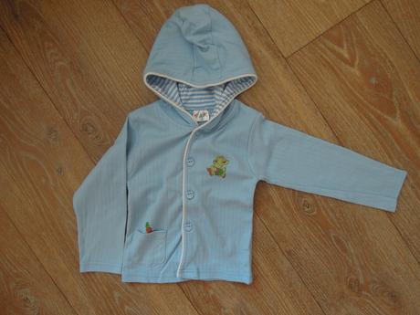 Mikinka s kapuckou na knoflíky, 80