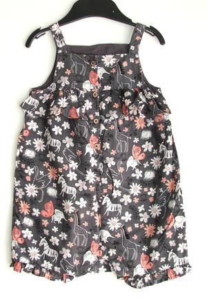 P220 plátěný dívčí letní overal vel. 80, marks & spencer,80