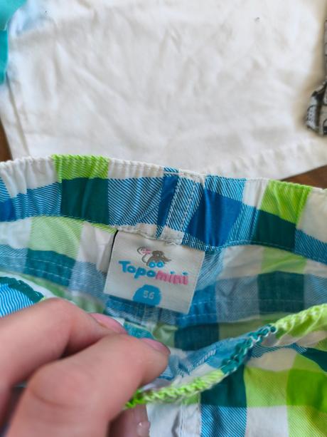 Letní komplet pro chlapečka topolino a lindex 0-3m, topomini,56