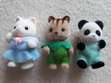 Sylvanian families carousel - kolotoč - 3 figurky, 