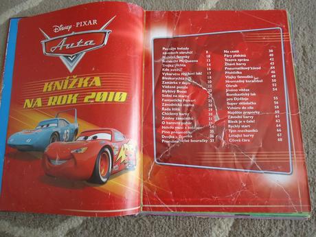 3 knížky cars,