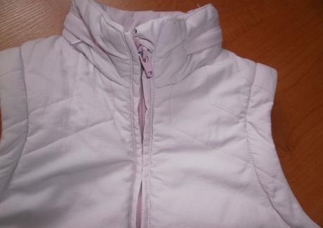 Růžová bunda - odepínací rukávy, elle,98