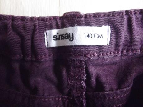 Dívčí kalhoty v.140, sinsay,140