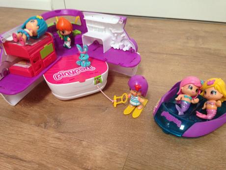 Pinypon famosa panenky, lod, prislusenstvi, 