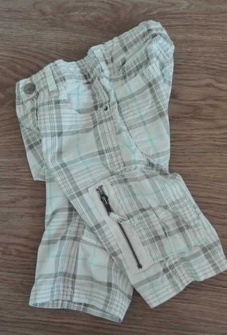 Plátěné kraťásky, h&m,98