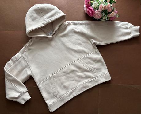 Mikina béžová krátká  - v.134 zara, zara,134