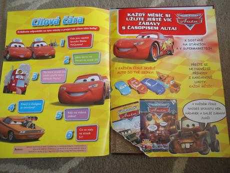 3 knížky cars,