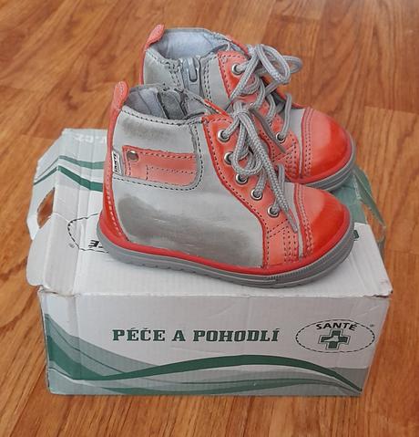 Nové celoroční kožené boty sante v.22, santé,22