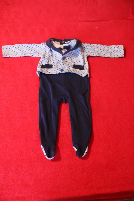 Klučičí slavnostní overal "sako, vesta, motýlek", artex,74