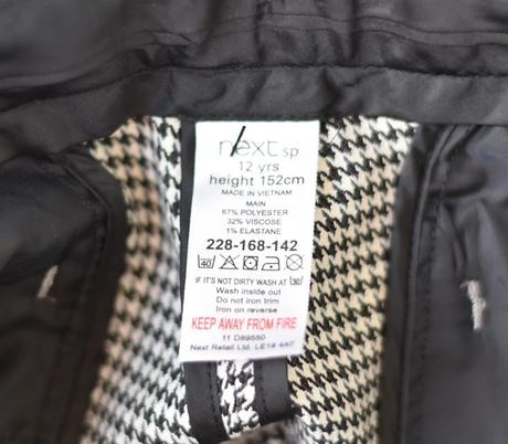 Kalhoty vel. 12 let, next,152