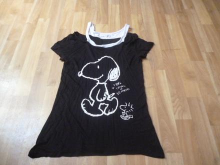 Delší triko snoopy pro maminy vel. s-l, s