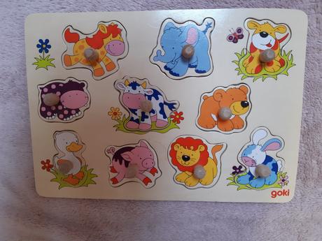 Dřevěné vkládačky 3ks, 