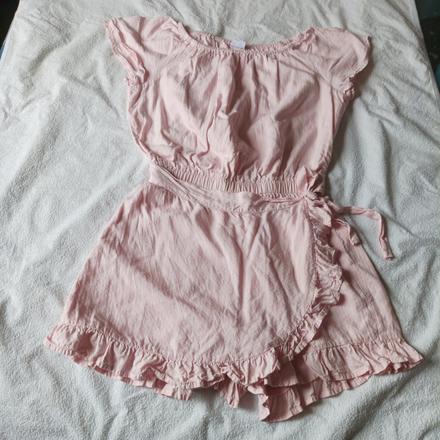 Kraťáskový  overal se sukýnkou, lindex,134