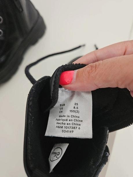 Vysoké boty h&m, vel. 25, h&m,25