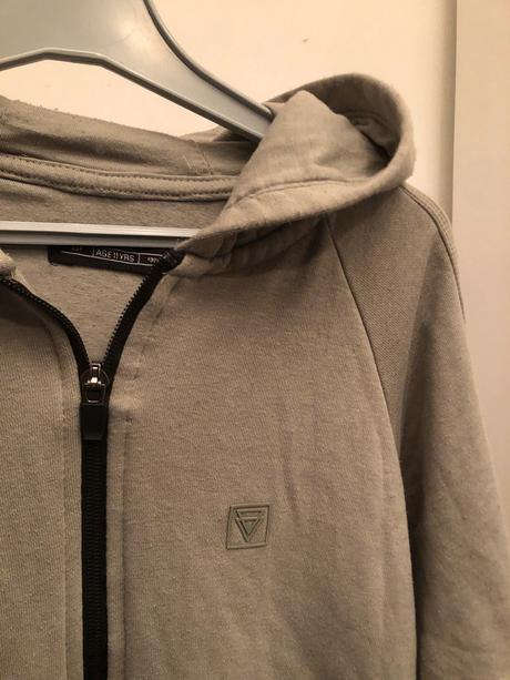 Zelená mikina s kapucí, 146