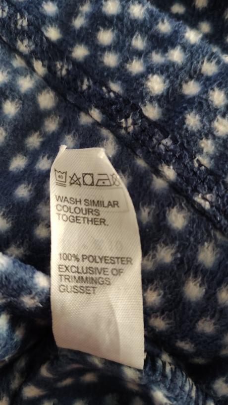 Mikina dlouhá fleece s kapucí, s