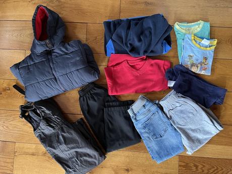 Set oblečení pro kluky - 10ks, vel. 2-4 roky, 104–116
