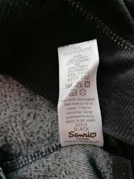 Sametové tepláky hello kitty vel 116 - 122, sanrio,116