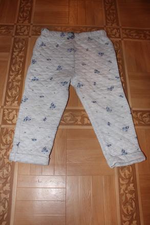 Středně teplé dívčí tepláky květy vel. 86 - 92, f&f,86