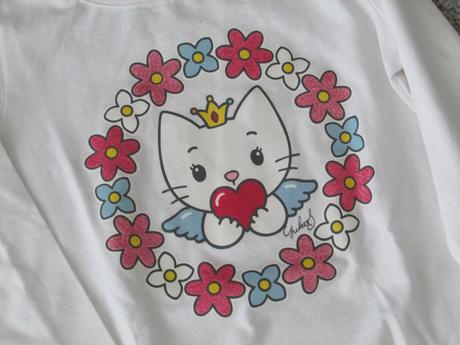 2x tričko s angel cat sugar, 116