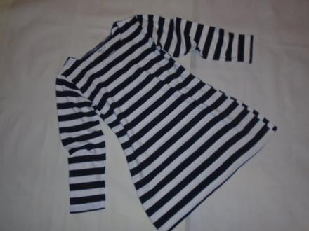 Šaty proužek vel 6 let 122/128, 122