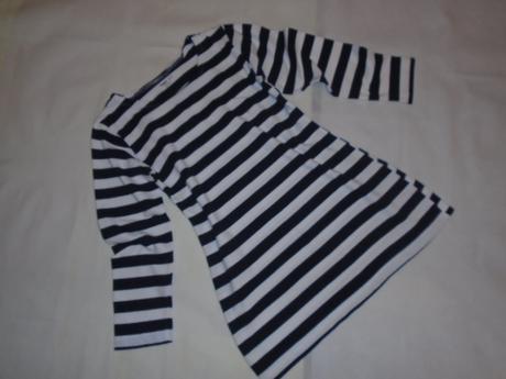 Šaty proužek vel 6 let 122/128, 122