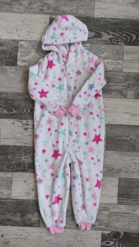 Overal plyšový dívčí vel.98/104 hvězdičky, bluezoo,98