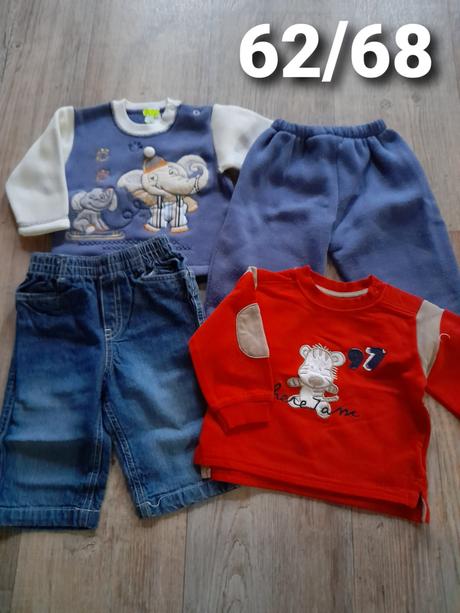 Balíček 20 ks vel 62/68, 50–62