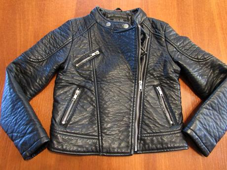Dívčí koženková bunda vel 128, c&a,128
