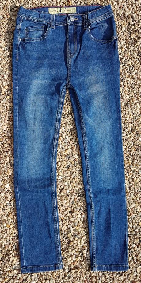 N27	dívčí rifle skinny vel. 152, denim co,152