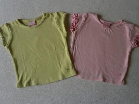 2x tričko, 68–80