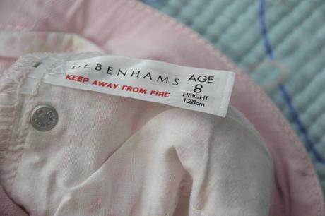 128 růžové / lososové džíny, rifle, riflíky, debenhams,128