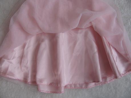 Sváteční tylové růžové šaty vel.3-6 měs., george,68