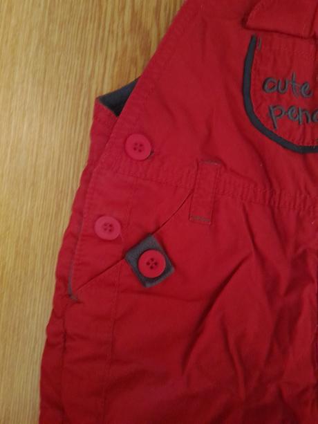 Dětské kalhoty s laclem, vel. 74, vyteplené, cherokee,74