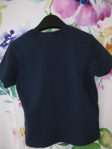 Modré bavlněné tričko deeluxe, 140